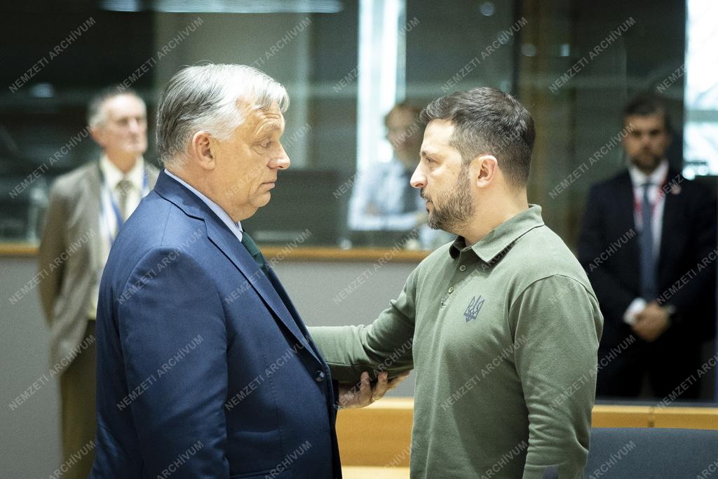 EU-csúcs Brüsszelben - Orbán Viktor