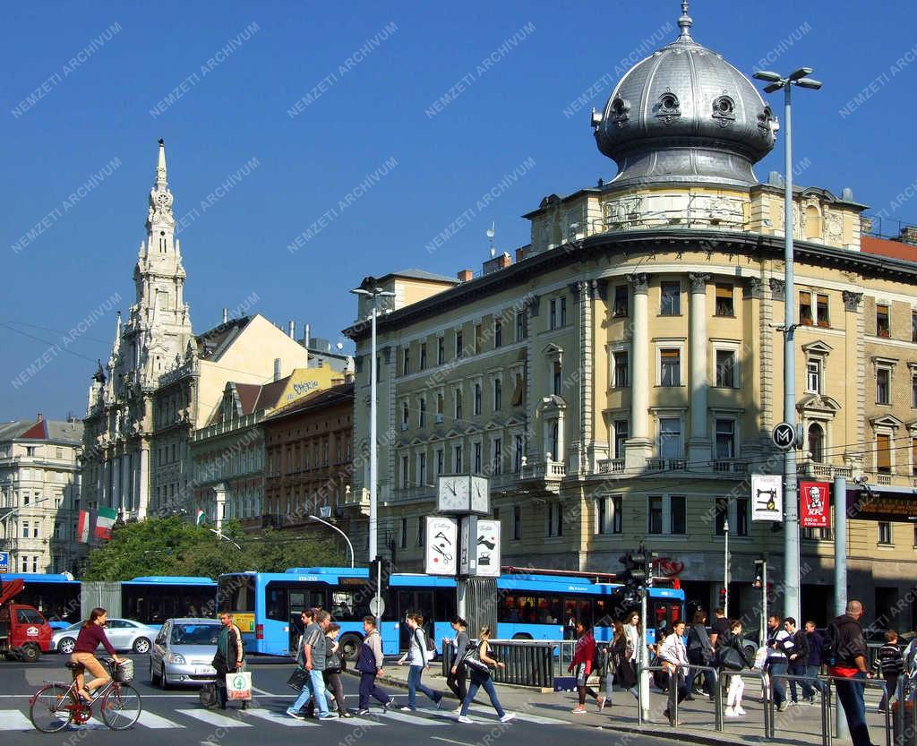 Városkép - Budapest - Erzsébet körúti épületek