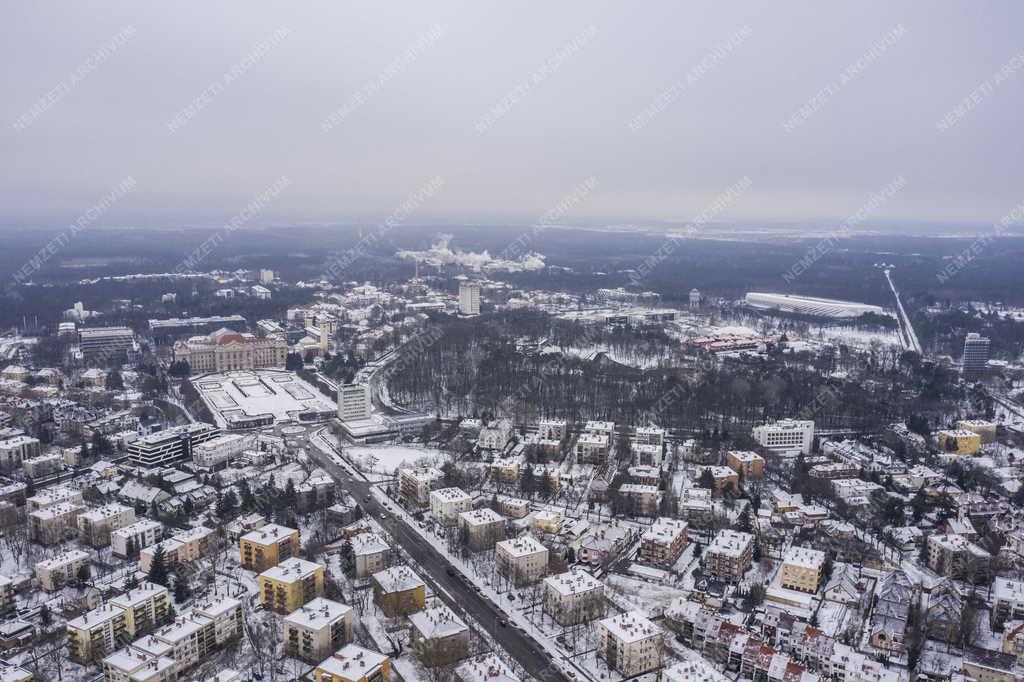 Városkép - Debrecen télen