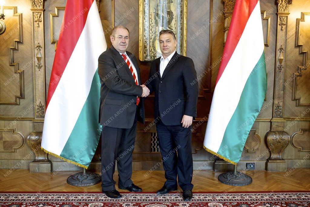 Orbán Viktor Pásztor Istvánt fogadta