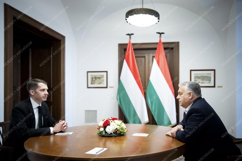 Orbán Viktor fogadta a VMSZ megbízott elnökét