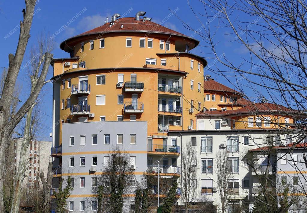 Városkép - Budapest - A Rózsaliget-lakópark Kőbányán 