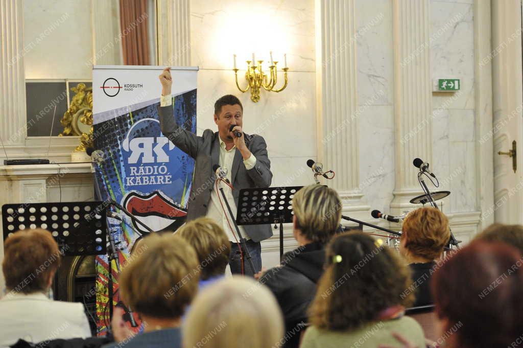 Rádió - Rádiókabaré felvétele - Polgár Péter