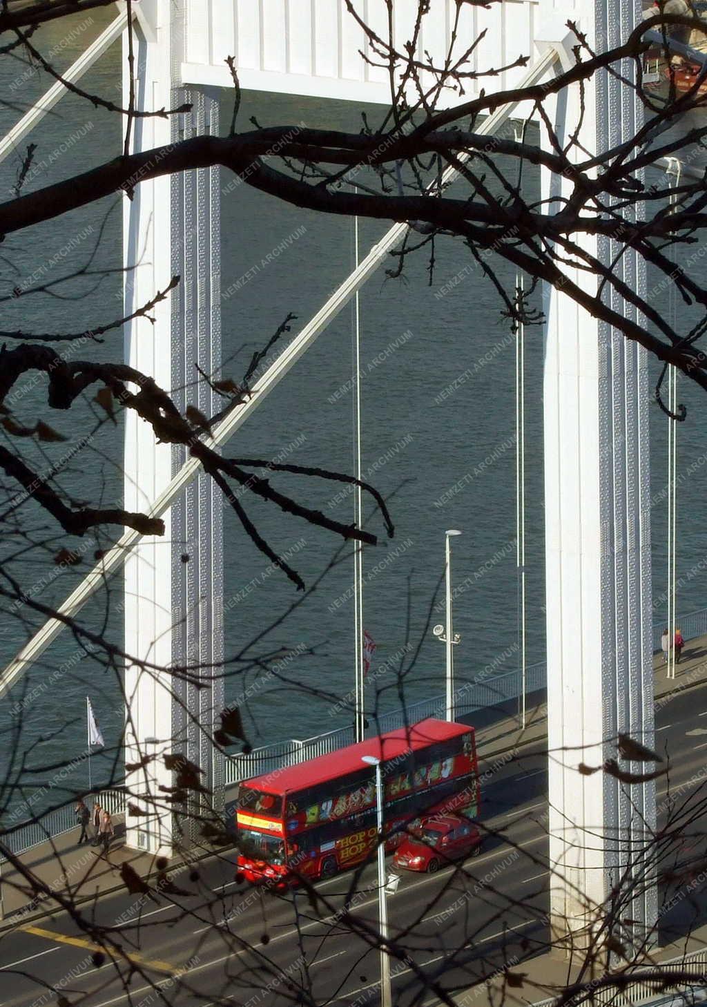 Budapest - Városnéző busz - Erzsébet híd