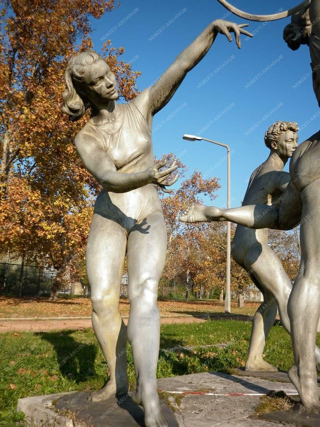Budapest - Puskás Ferenc Stadion szoborpark