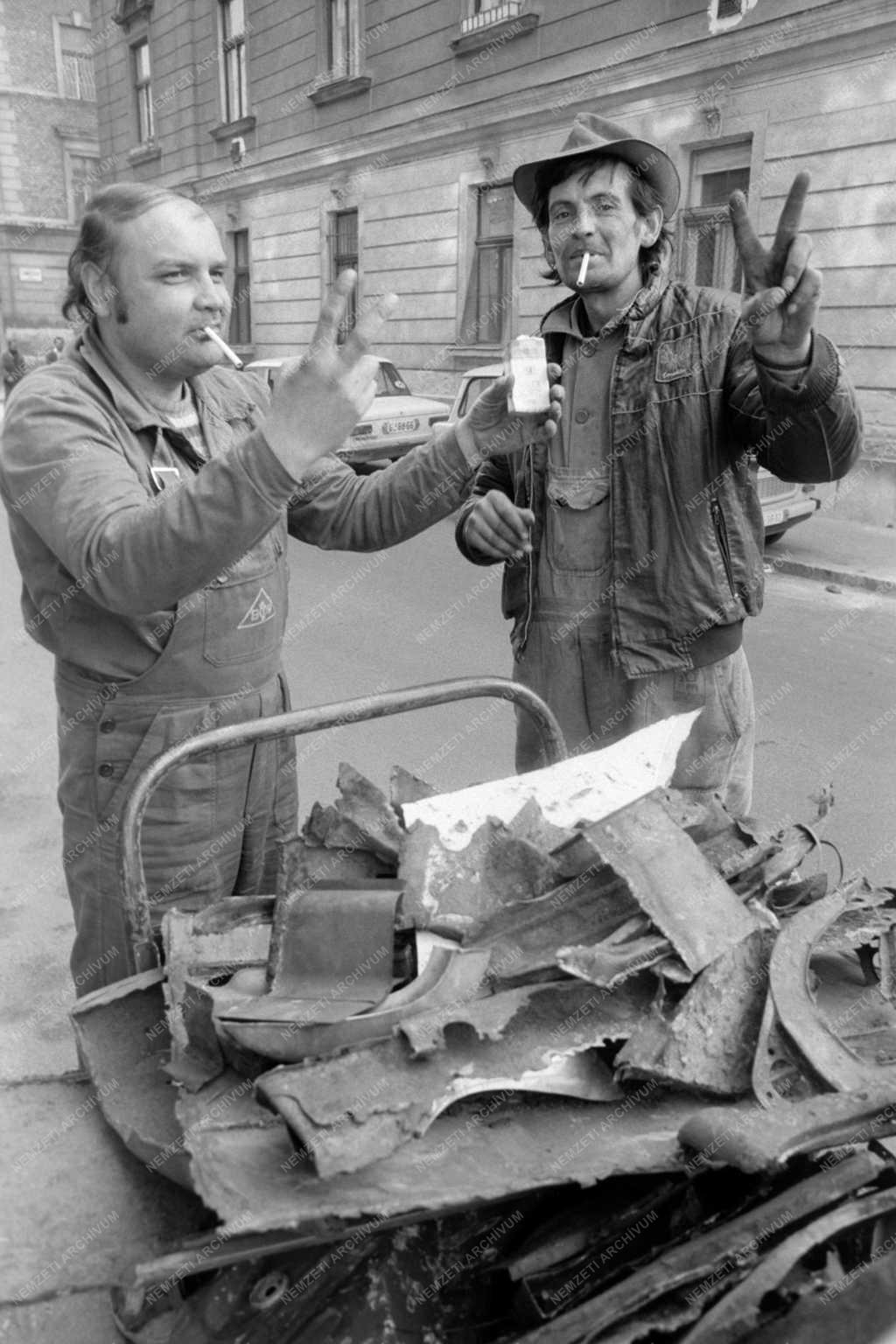 Hulladék - Vasgyűjtés a IX. kerületben