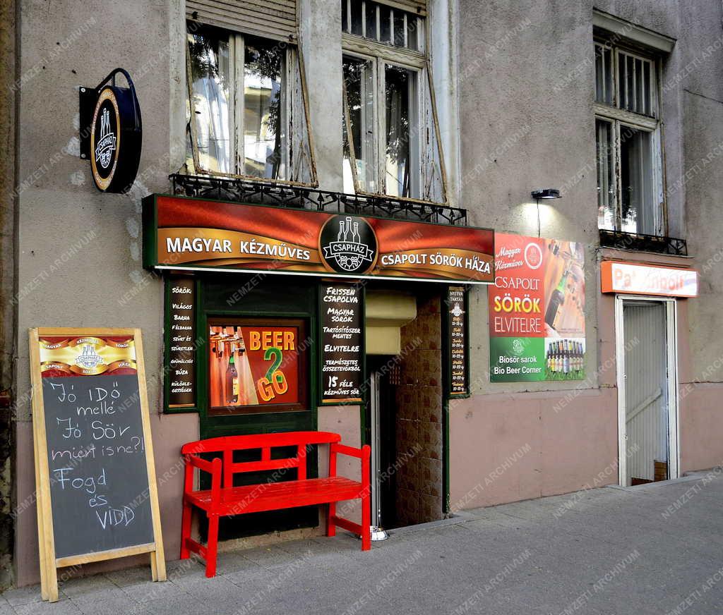 Kereskedelem - Budapest - Kézműves sörbolt