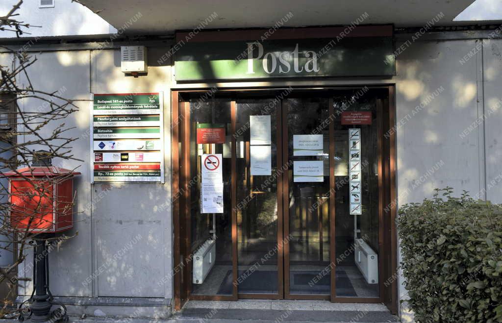 Szolgáltatás - Budapest – Bezárt postahivatal