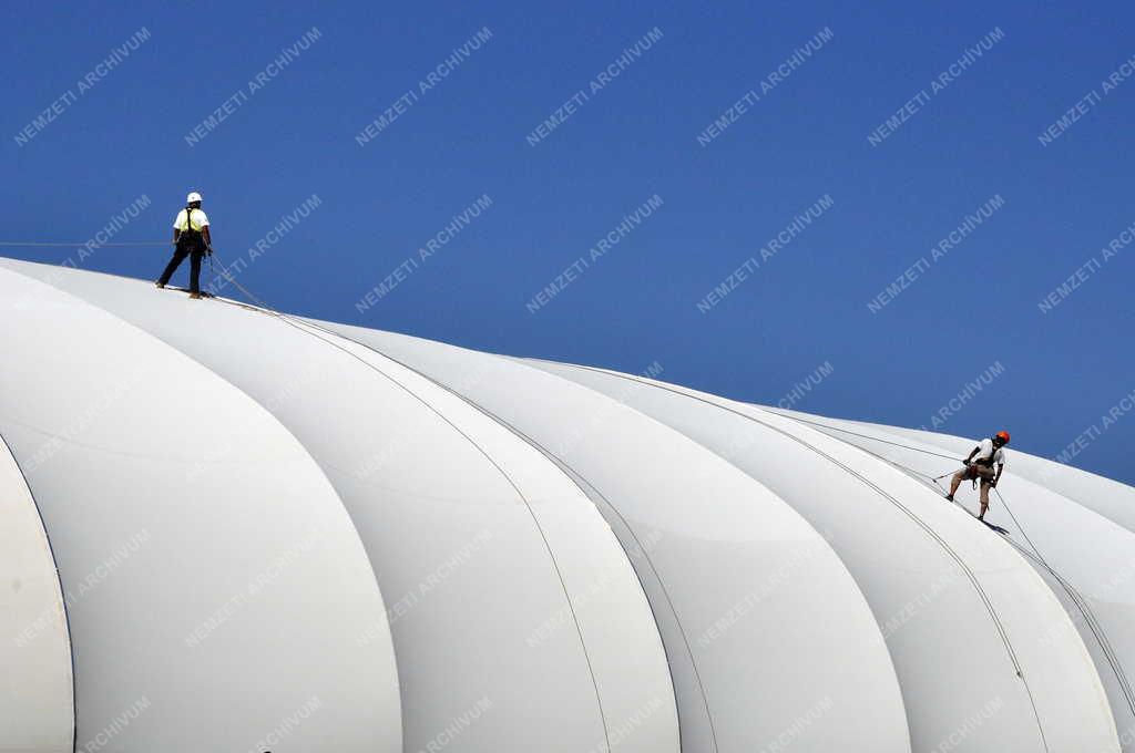 Építkezés - Budapest - Épül az MTK új stadionja