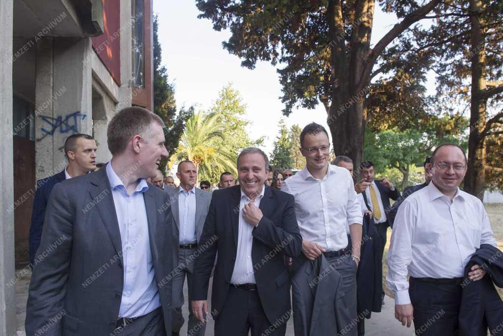Szijjártó Péter a NATO-külügyminiszterek találkozóján Montenegróban