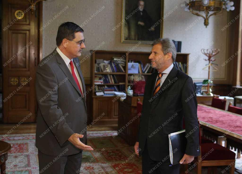 Johannes Hahn magyarországi látogatása