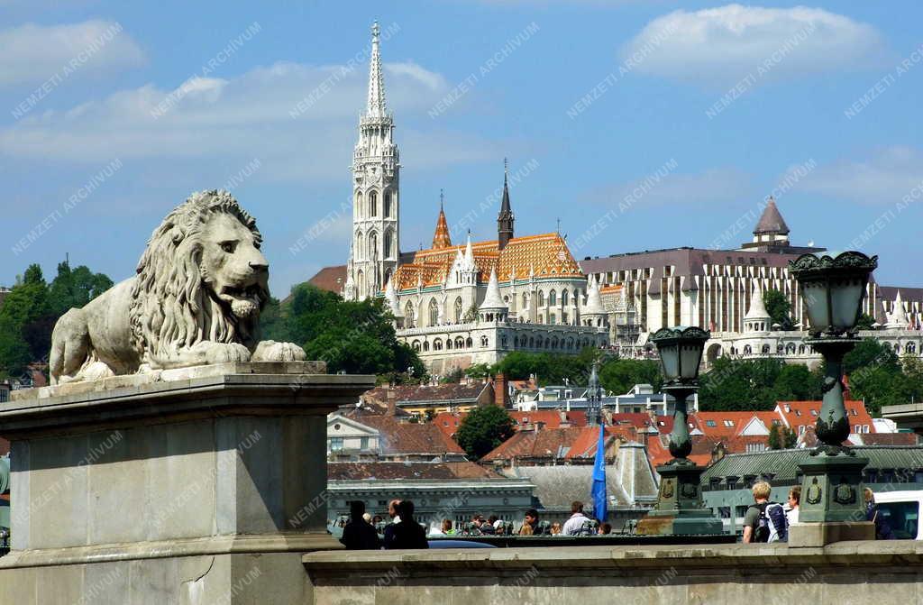 Városkép - Budapest - A budai Vár részlete