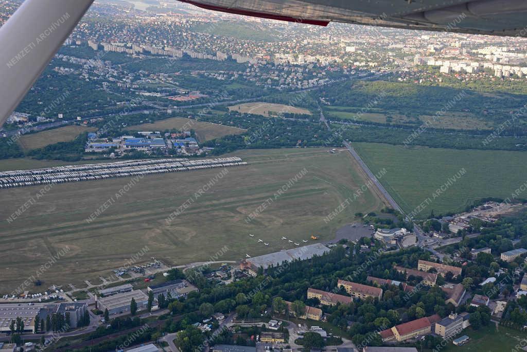 Légi felvétel - Budaörs - Repülőtér