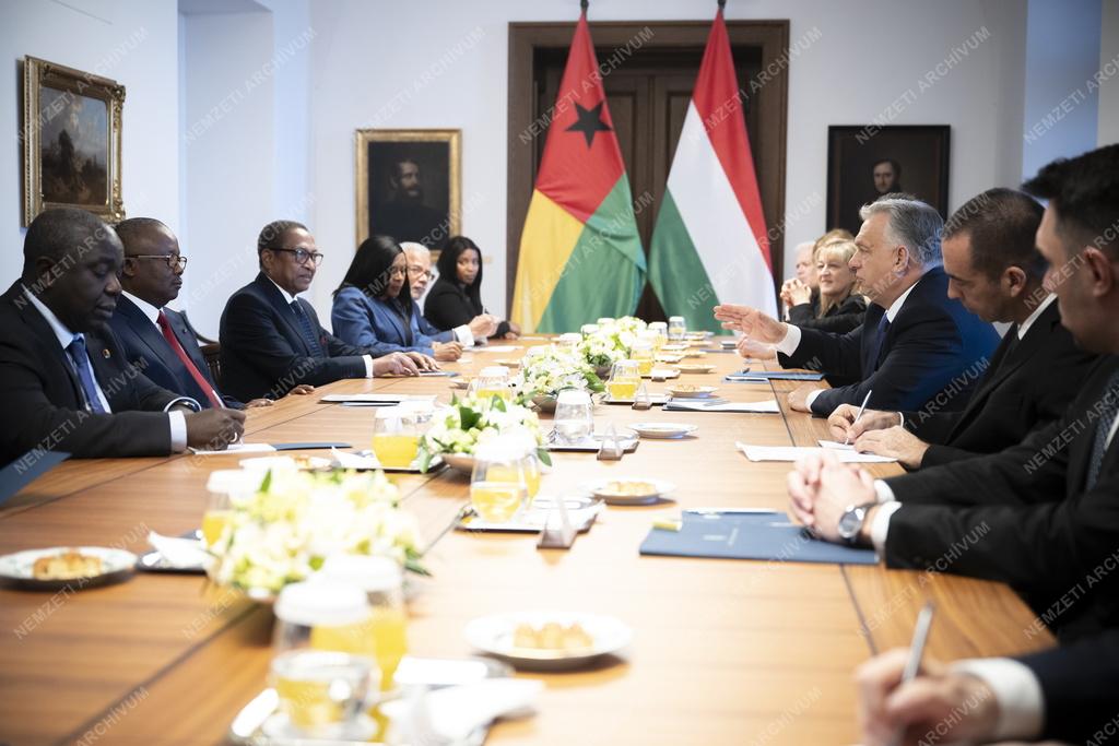 Orbán Viktor Bissau-Guinea elnökét fogadta