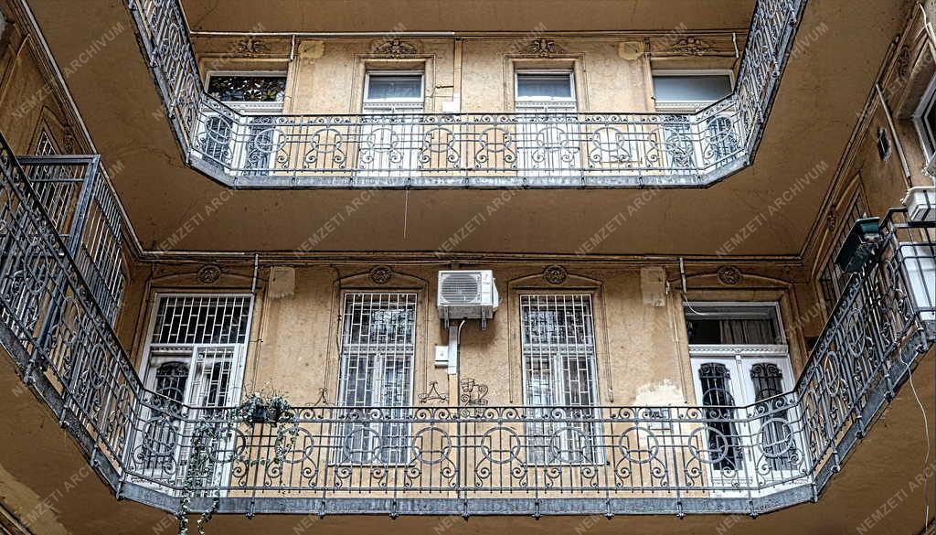Városkép - Budapest - Szecessziós lakóház Újbudán
