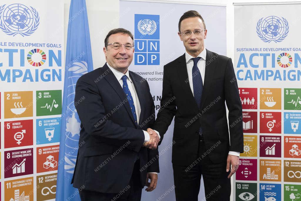 Szijjártó Péter New Yorkban