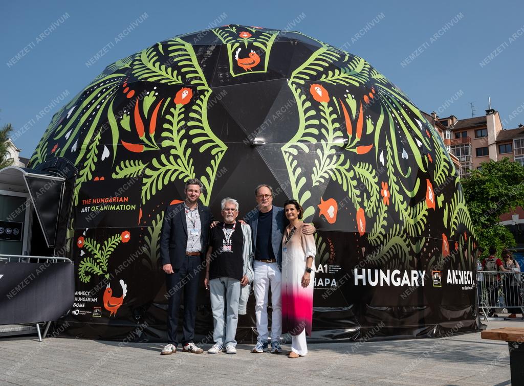 Immerzív dómot mutatott be a Nemzeti Filmintézet az Annecy-i fesztiválon