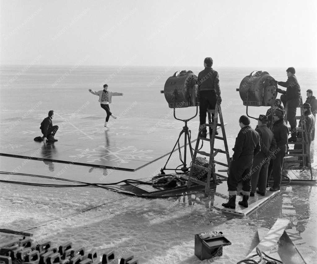 Kultúra - Téli szerelem című zenés TV-film forgatása