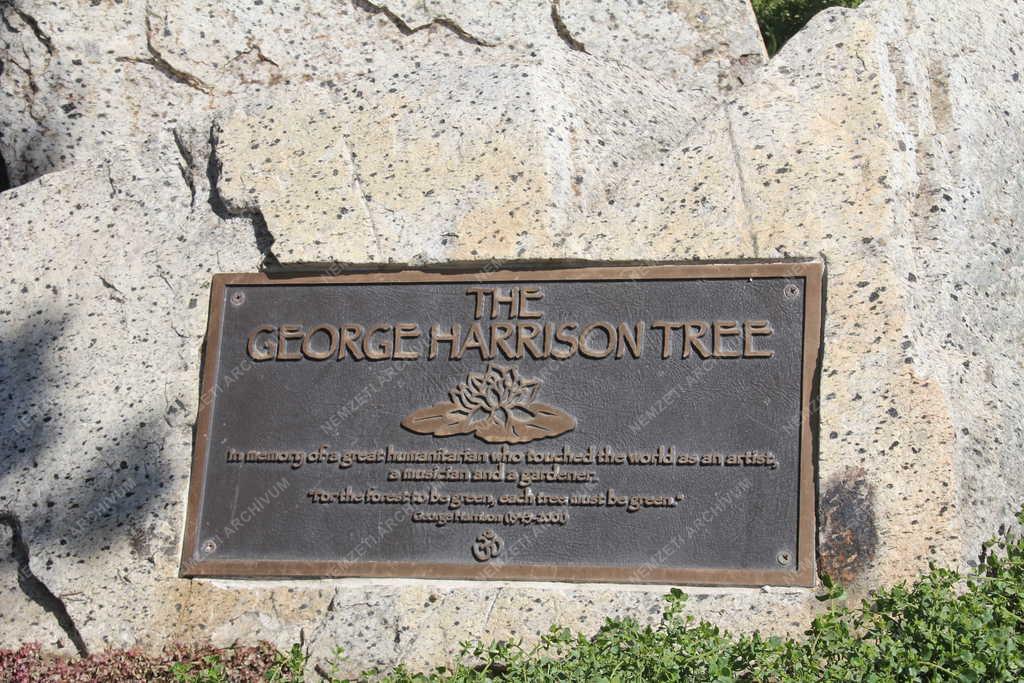Emléktábla - George Harrison emléktáblája Los Angelesben