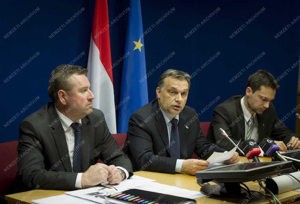 EU-csúcs Brüsszelben - Orbán Viktor sajtótájékoztatója