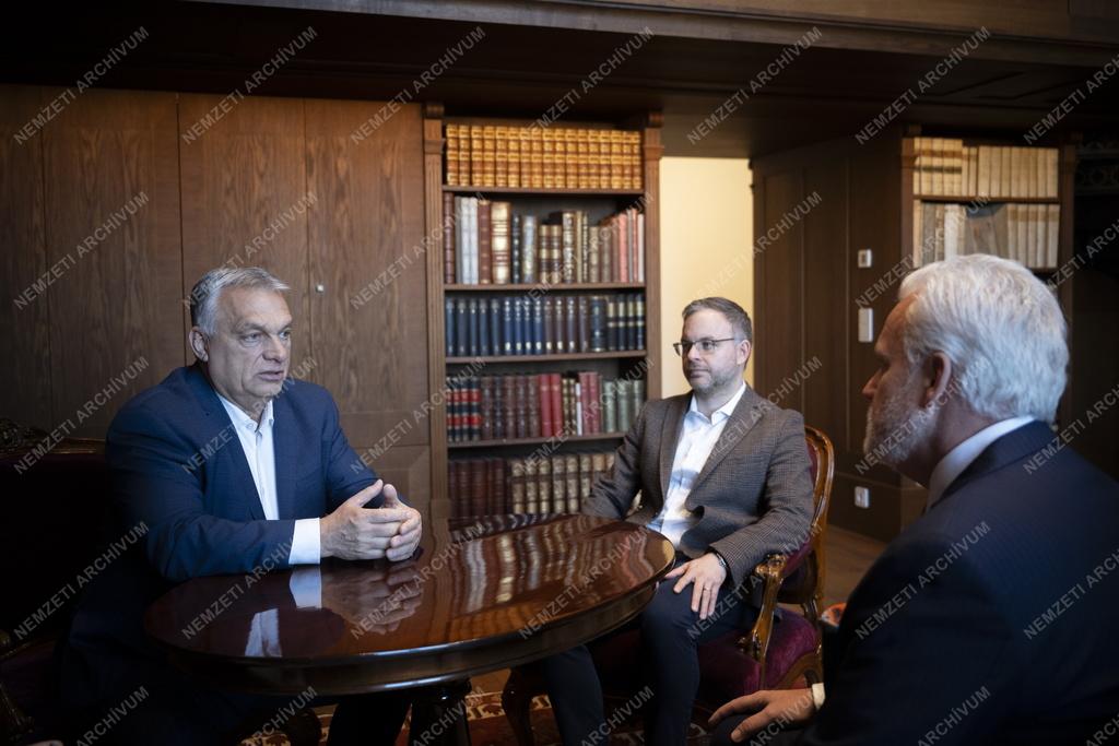 Orbán Viktor fogadta Matt Schlappet, a CPAC Foundation elnökét