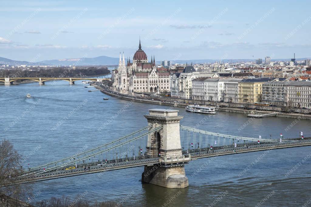 Városkép - Budapest - A Széchenyi lánchíd