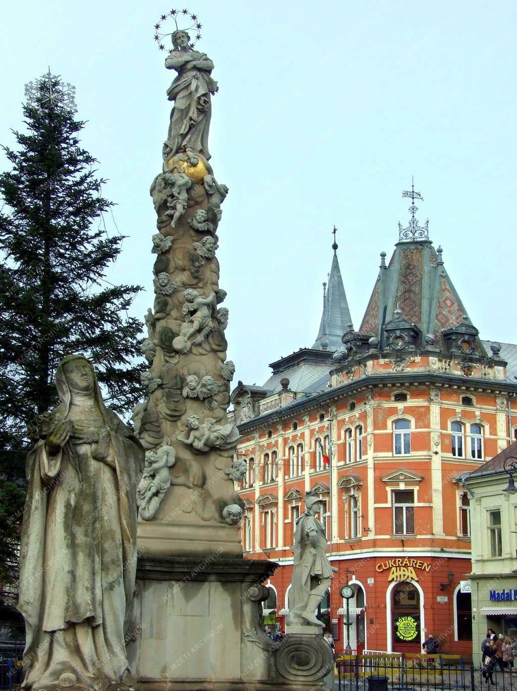 Városkép - Kassa - Immaculata szoborcsoport 