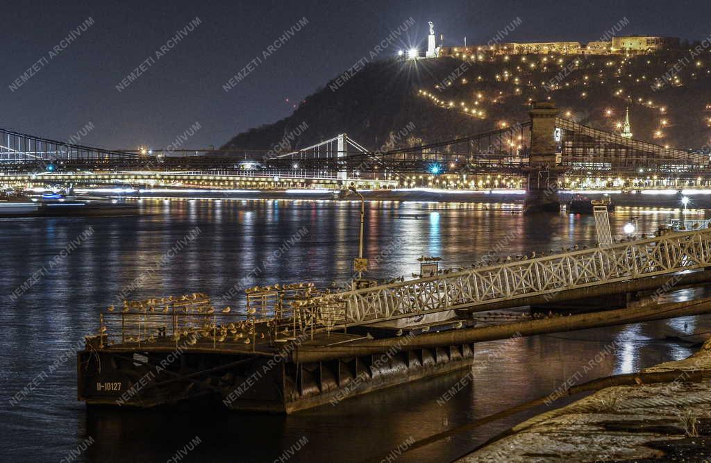 Városkép - Esti budapesti látkép