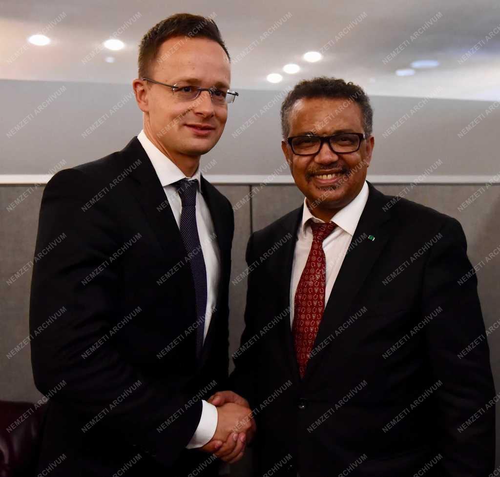 Szijjártó Péter New Yorkban