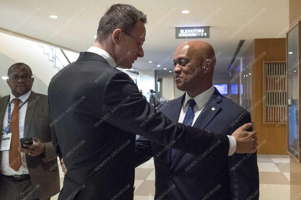 Szijjártó Péter New Yorkban