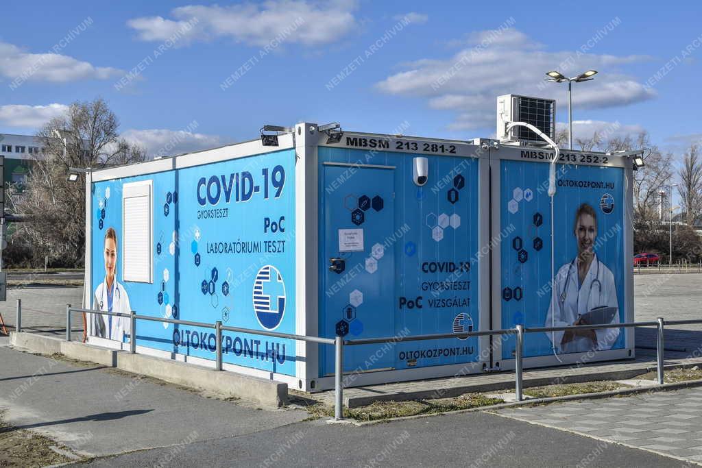 Egészségügy - Budapest - Mobil koronavírus tesztelés