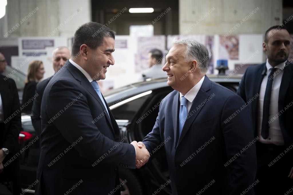 Orbán Viktor fogadta a georgiai parlament elnökét