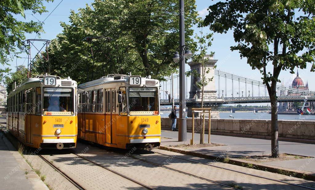 Budapest -  Közlekedés - Villamosok