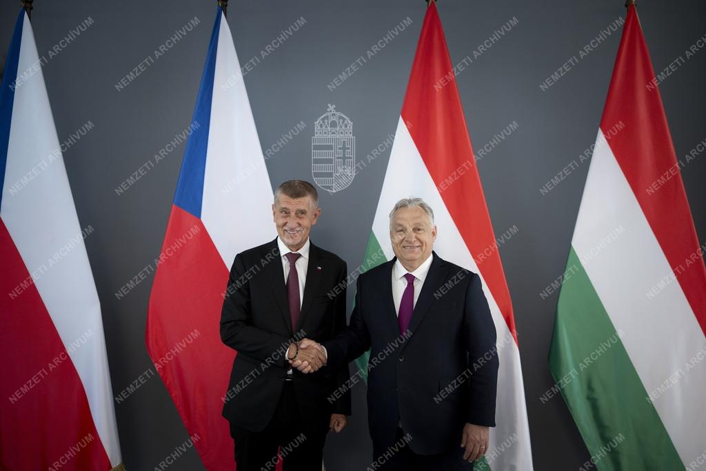 Orbán Viktor fogadta Andrej Babis volt cseh kormányfőt