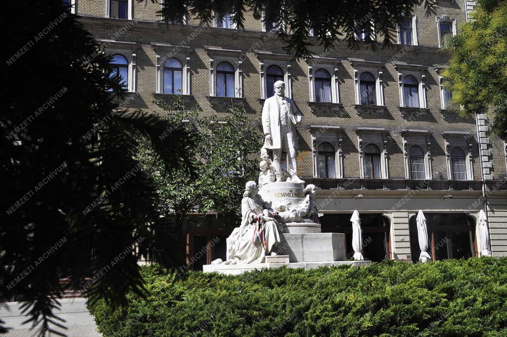 Városkép - Kultúra - Semmelweis Ignác-szobor a fővárosban
