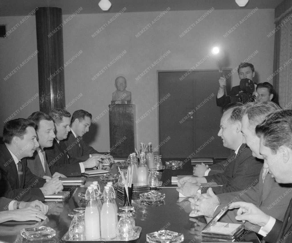 Külkapcsolat - Magyar – kubai megbeszélés az MSZMP KB székházában