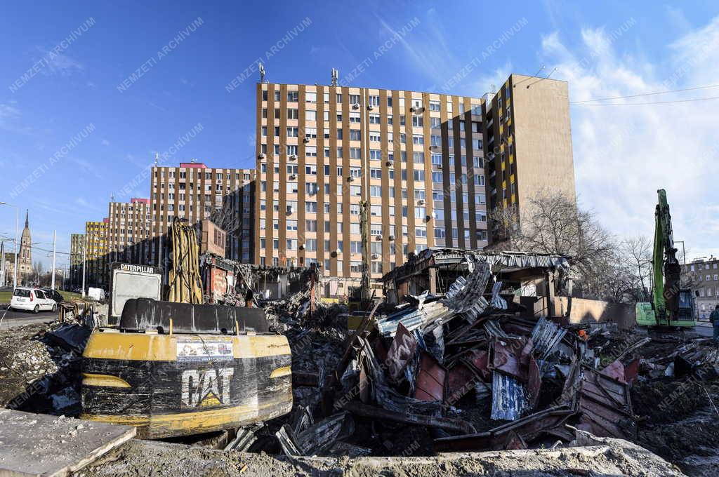 Városkép - Budapest - Liget téri bontás