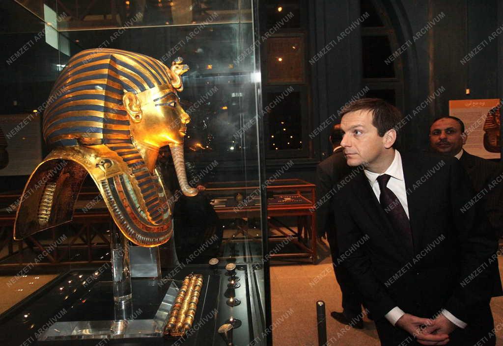 Diplomácia - Bajnai Gordon Egyiptomban - Egyiptomi Múzeum