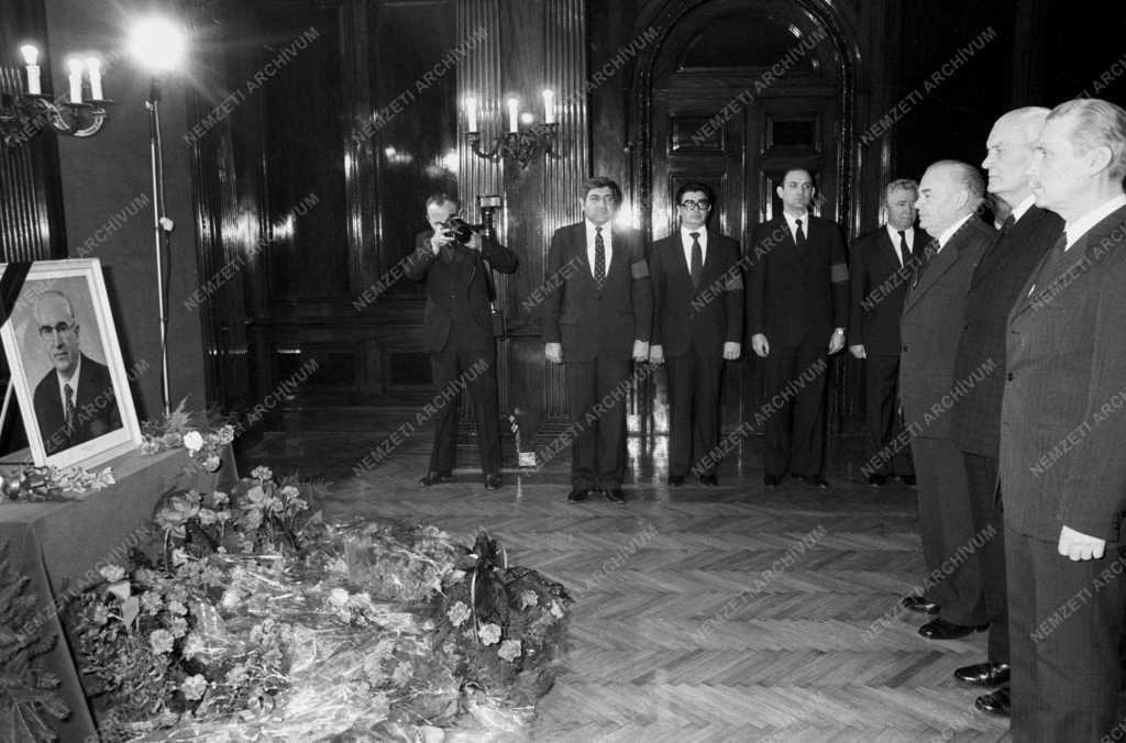 Elhalálozás - J. V. Andropov halála 
