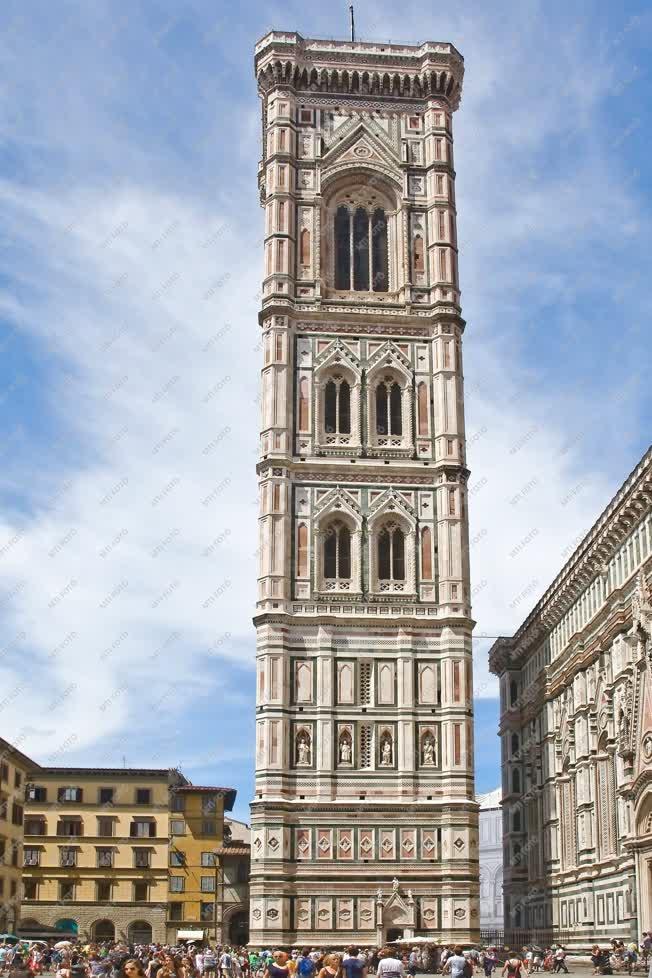 Egyházi épület - Firenze - A firenzei dóm harangtornya