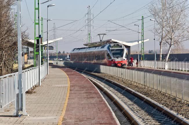 Közlekedés - Budapest - Új vasúti megálló