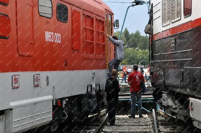 Közlekedés - Budapest - Mozdony Matiné a Vasúttörténeti Parkban