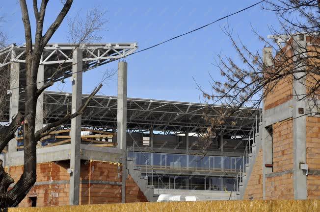 Sport - Budapest - Épül a Vasas új labdarúgó-stadionja