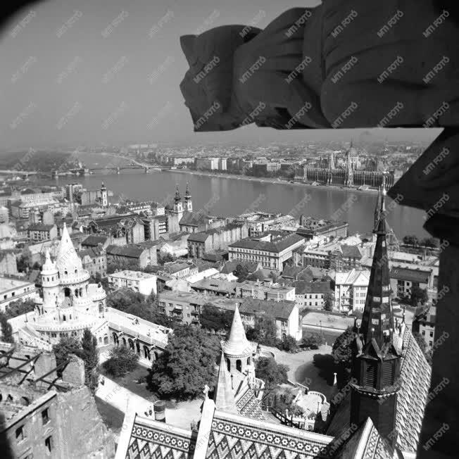 Városkép-életkép - Kilátás a Mátyás-templom tornyából