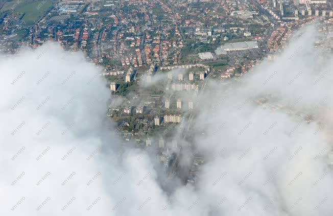 Városkép - Debrecen - Felhők Debrecen felett