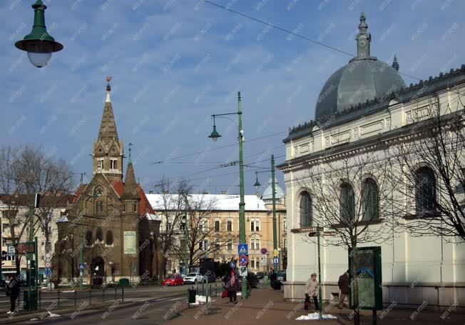 Városkép - Szeged - A Kálvin tér épületei