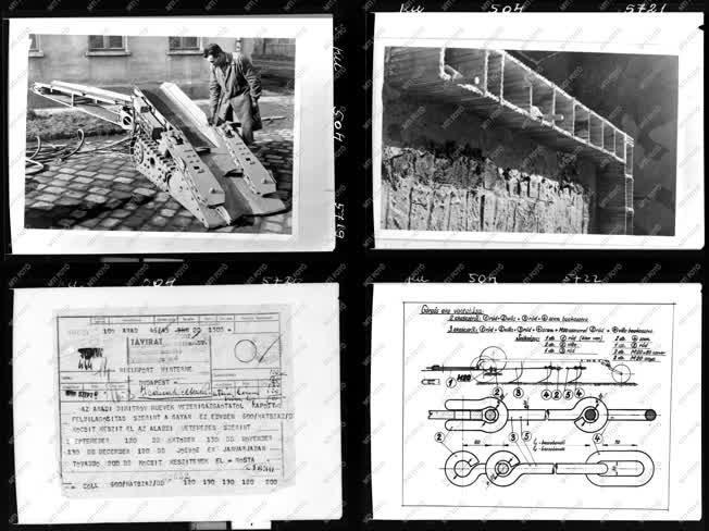 Ipar -  Szállító berendezés, távirat, műszaki rajz és építkezés