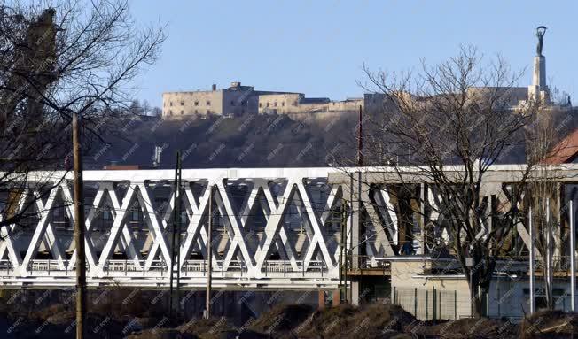Városkép - Közlekedés - Budapest - Déli összekötő vasúti híd