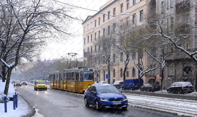 Városkép - Budapest - Havazás után