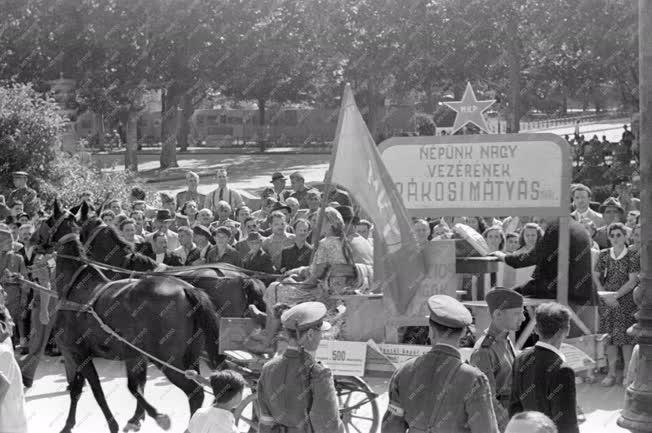 Belpolitika - Magyar Kommunista Párt nagygyűlése Szegeden